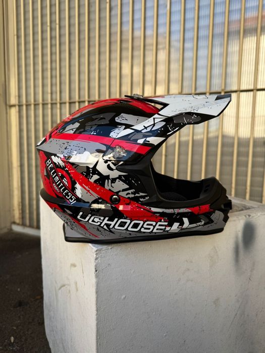 Casca cross atv moto bicicleta