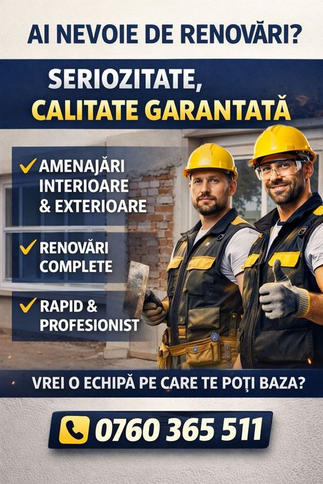 Amenajări . Construcții . Buzău.Renovari complete la cheie.
