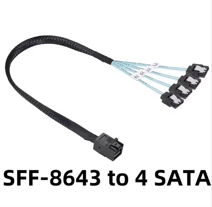 Cablu SFF-8643 Mini SAS SATA si alte variatii de SFF