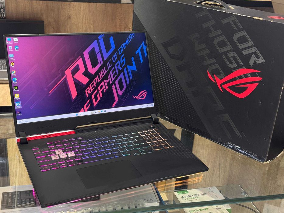 Игровой ноутбук ASUS ROG STRIX G17 RYZEN 9 + RTX 3060!