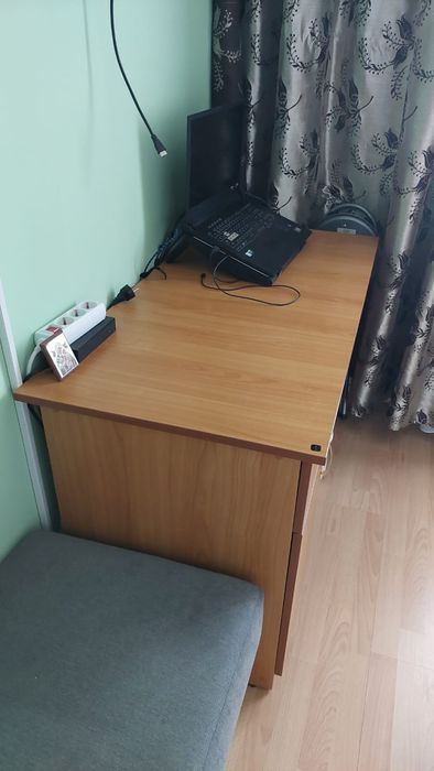 Vanzare birou de calculator cu sertar si dulap 150x75