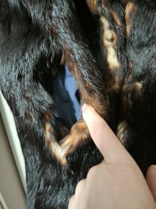 Haină de blană naturală