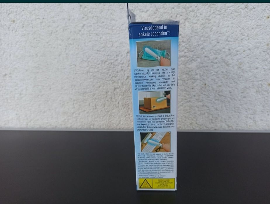 Lampa uv c portabila anti bacterii virusi germen ochelari de protectie