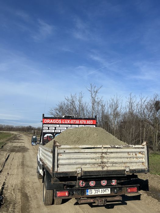 Livram nisip/balast pietris/Inchirezi macara/bucuresti/ilfov/giurgiu