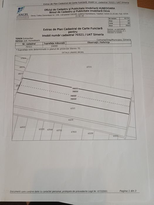 Vând Teren Extravilan