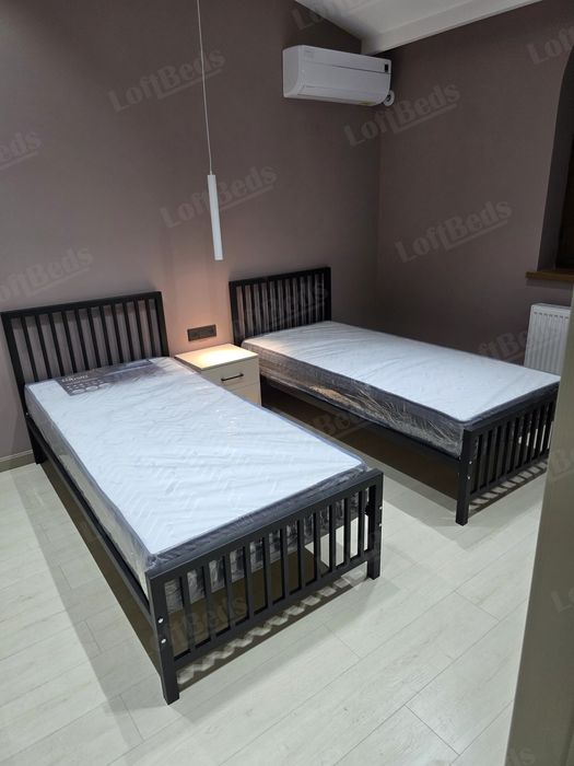 Кровать STELOFT двуспальнаяи односпальная, kalavat, matras,  Loft