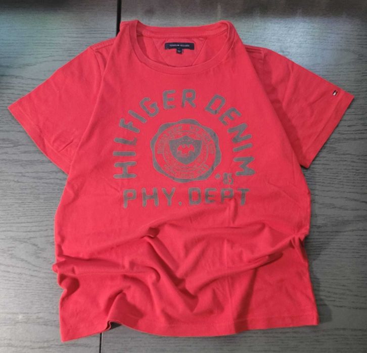 Tricou original Tommy Hilfiger băieți 10-12 ani (152 cm) roșu