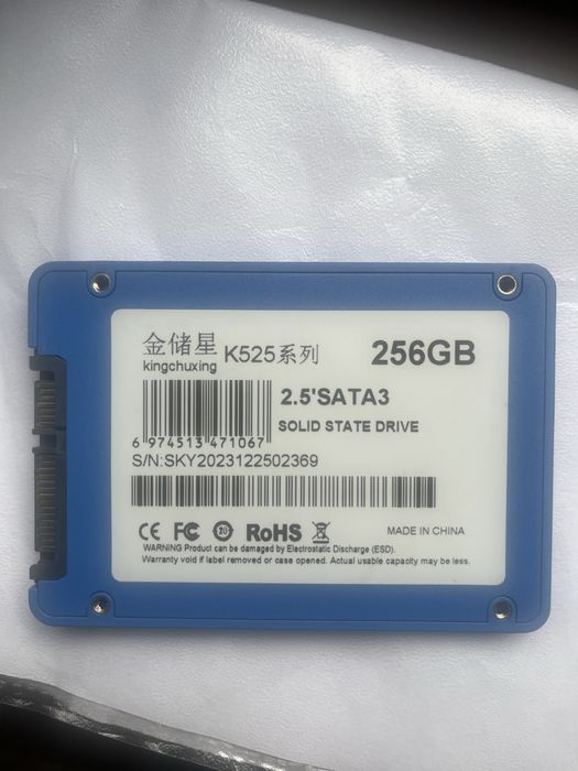 Ssd pc 256 Gb in stare de functionare