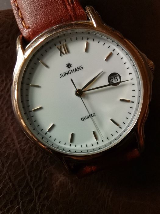Junghans quartz Ръчен часовник с позлата