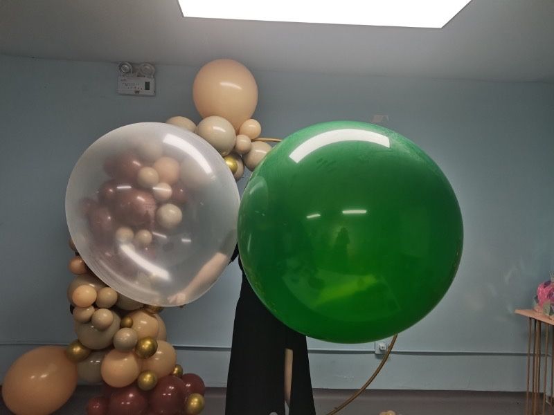 Baloane Jumbo Transparente si Colorate 90 cm