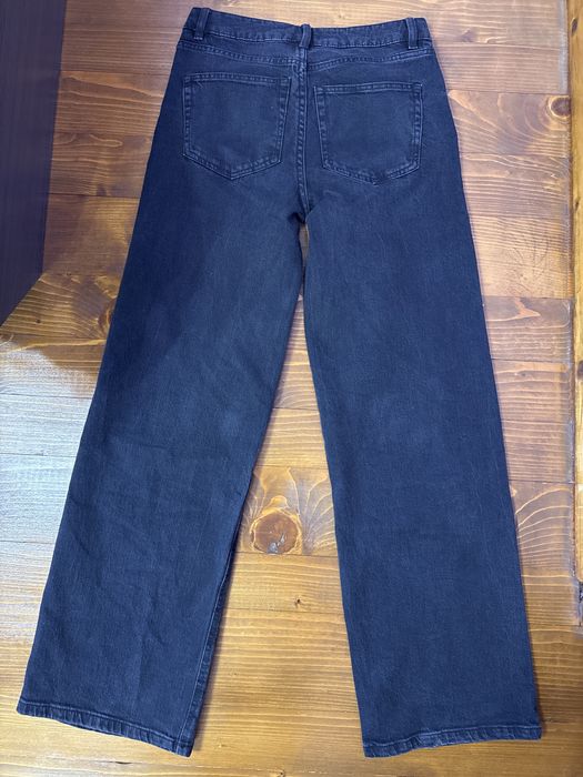 Широки черни дънки размер 36 Sinsay