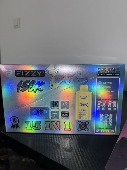 Vape 150,000 Fizzy 15 in 1 reincarcabil (Pachet 3 bucati)