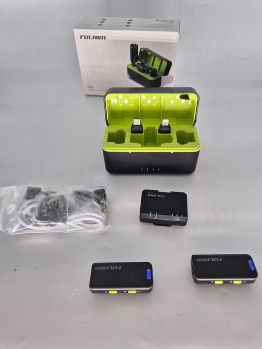 Kit Microfoane Wireless FULAIM X6S, Noise Cancelling, USB-C/iOS-Grad E