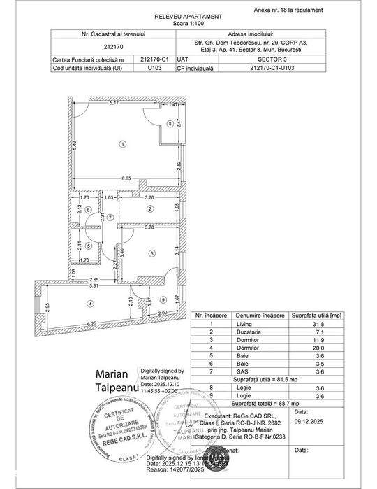 Apartament 3 camere Nou Bloc Finalizat Decebal - Alba Iulia