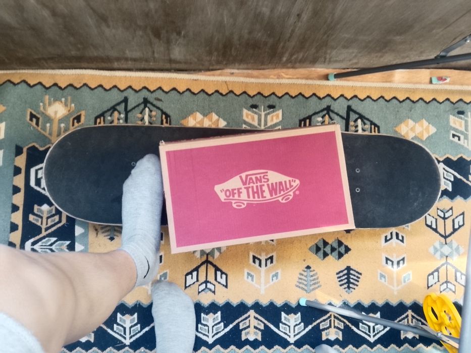 Скейтборд трюковой + кеды vans