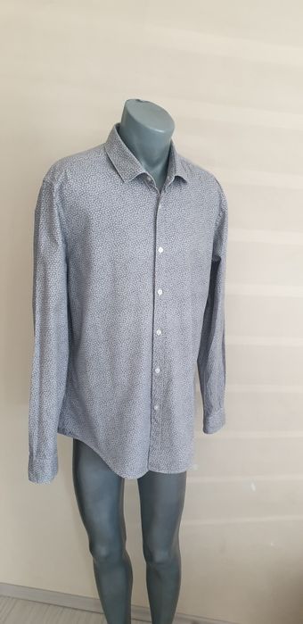 Hugo Boss Rikki Slim Fit Cotton Bamboo Mens / XL  ОРИГИНАЛ! Мъжка Риза