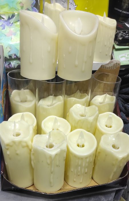 Светодиодная свечка на батарейках электронная оптом в розницу ассорти