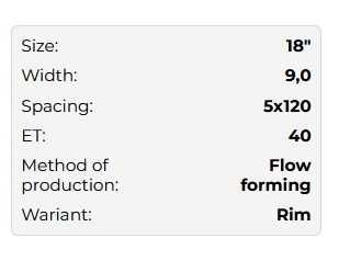 Jante 18 Land Rover Defender Discovery 3,4,5 si Range Rover II sau III