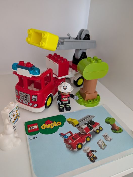 DUPLO Autospecială de pompieri 10969, 2 ani+, 21 de piese