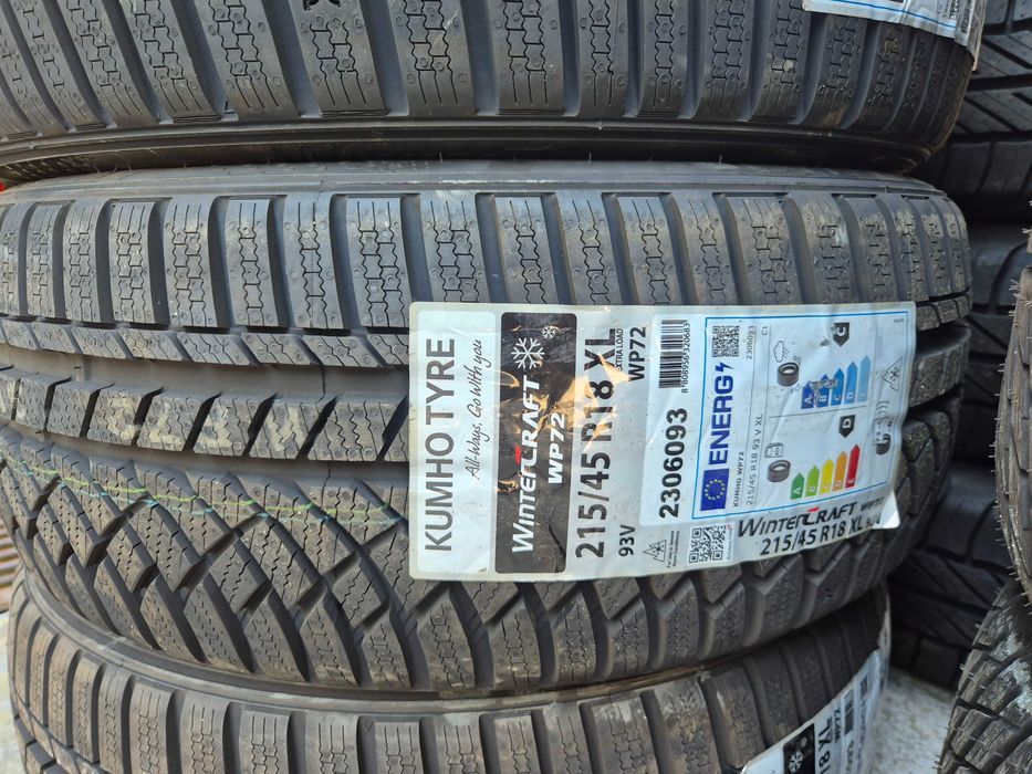 4 Anvelope M+S IARNA - 215/45/18 93V XL - Kumho Craft WP72 - NOU - DOT 2023 !