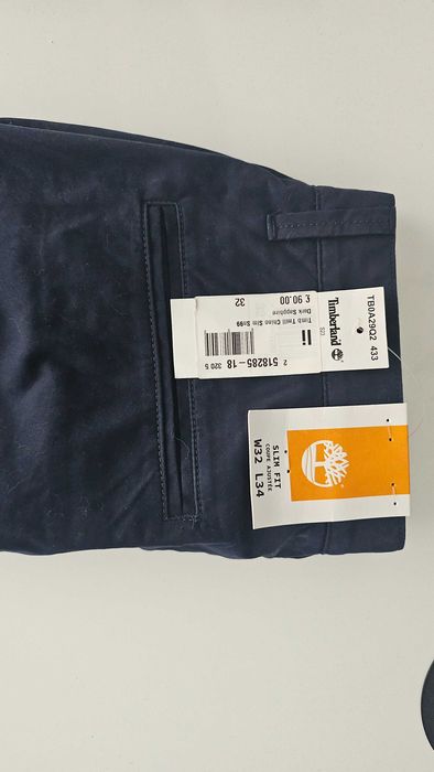 Мъжки панталон Timberland Twill Chino Slim - чисто нов (от UK), размер 32W 34L (EU M)