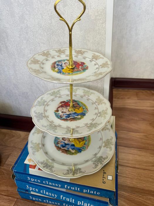 Трехъярусная посуда