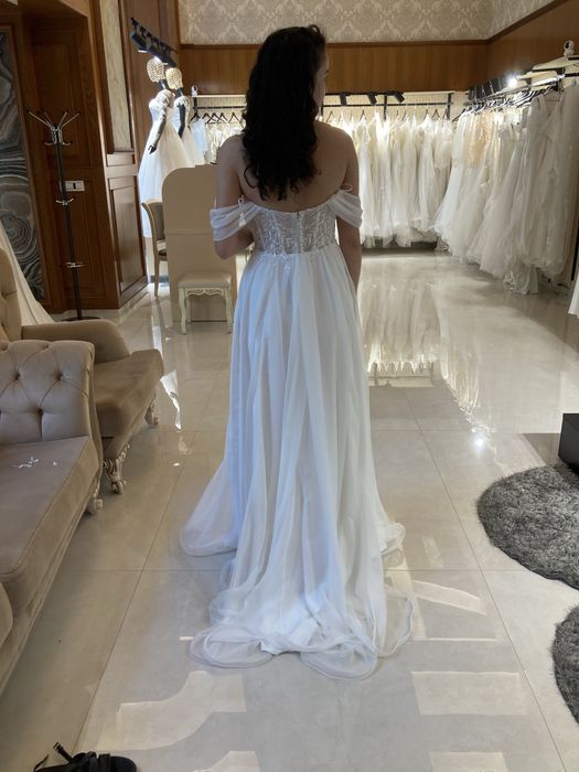 Rochie mireasa Doua Inimi DIVINE boho off white