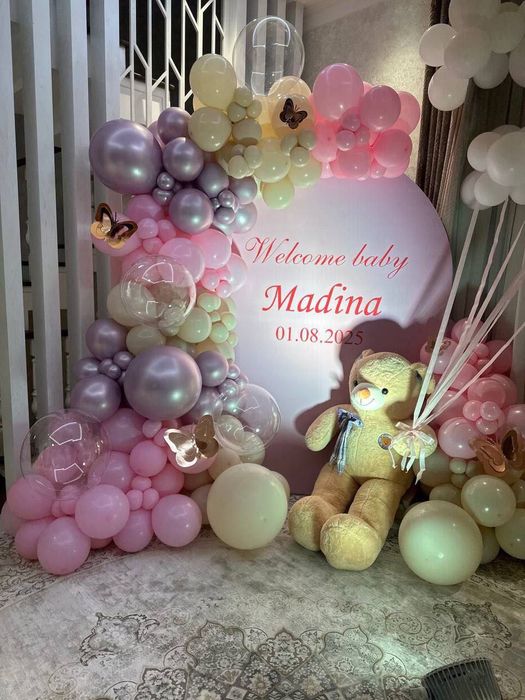 Tadbirlarga bezatish xizmati 500.000/ Оформление мероприятий 500.000