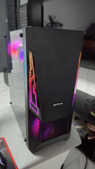 Sistem Gaming Complet i7+16gb RAM + GTX 1050TI 4GB GDDR5 + Monitor 22" Full HD ideal GTA5 FiveM Fornite CS2 Roblox Minecraft