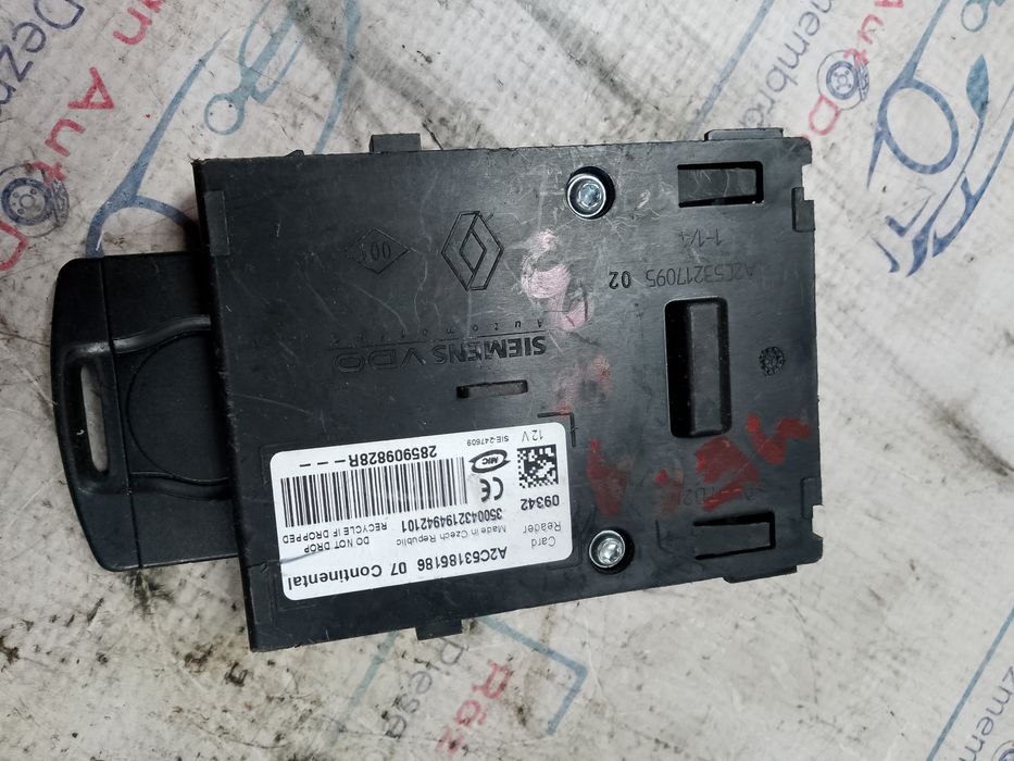 contact plus cartela  renault megane 3 2013