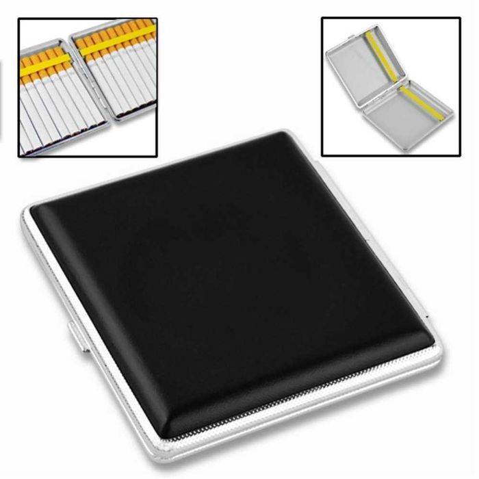 НОВА ЛУКСОЗНА ТАБАКЕРА. КОЖЕНИ ТАБАКЕРИ ЗА 100ММ, SLIM И 80ММ ЦИГАРИ.Tabakera Slim Cigarette Case Cigarette Box.Подарък за пушач Подарък за мъж и жена