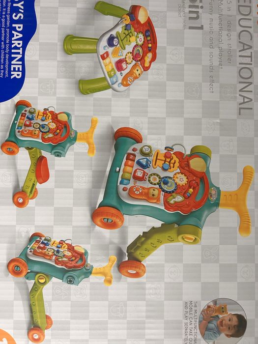 Antepremergator interactiv multifunctional 5 in 1, cu Pian, Sunete, Lumini
