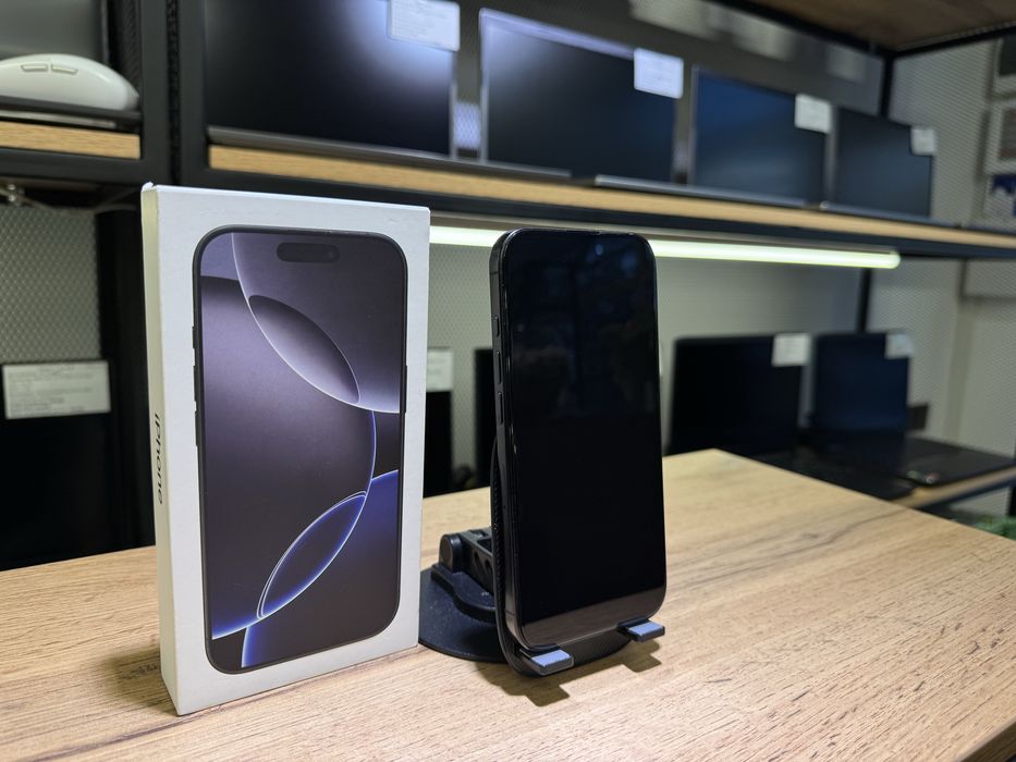 iPhone 16 Pro, 128 GB, Black Titanium, АКБ91%, 1342/А10