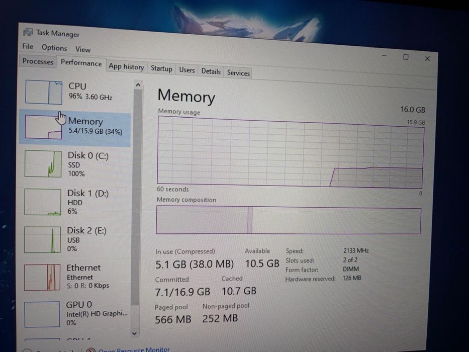 PC GAMING i5 6600-gtx 1060 6gb-16 gb RAM