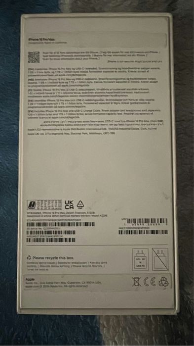Iphone 16 pro max 512
