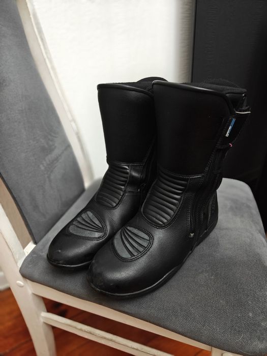 Мотобооинки кожаные