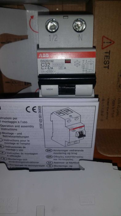 Diferential tip A, RCCB, RCBO, 30mA, 10mA, 100ma 6A - 63A noi