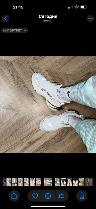 Кроссовки lacoste oddyssa