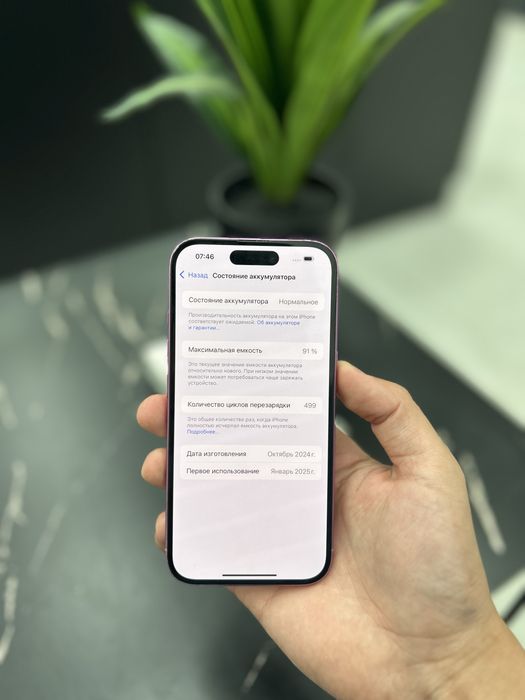 IPhone 16 , 256GB , 91% • Цп-499