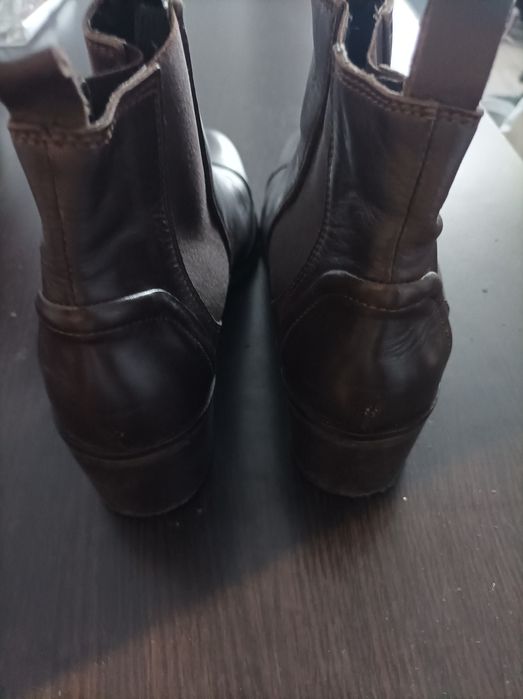 Ghete damă piele ,maro