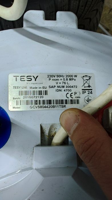 Boiler 80 L Tesy cu serpentina