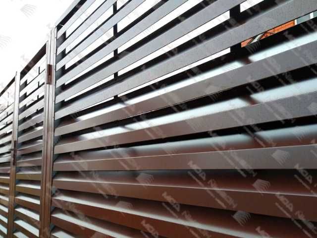 Забор жалюзи еврожалюзи