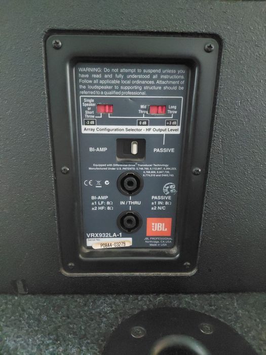 Boxe originale JBL VRX932LA,ușor negociabil