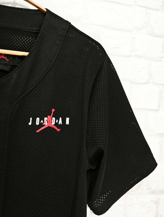 Nike Jordan Air Mesh Оригинална мъжка тениска риза с копчета размер М