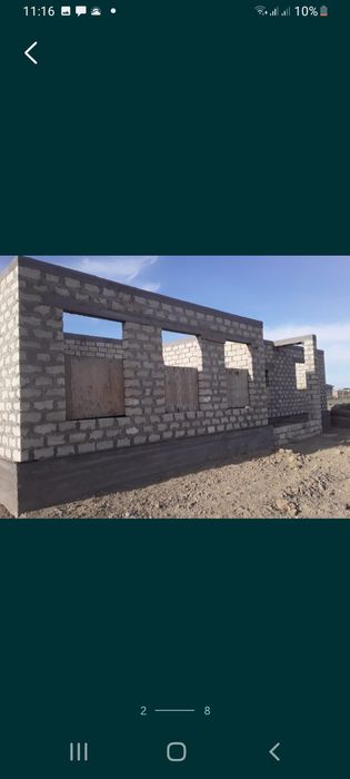 Толық бітпеген үй сатылады