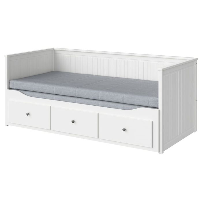 Pat extensibil IKEA HEMNES cu 3 sertare
