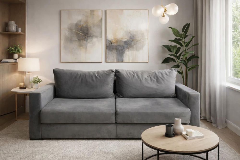 Canapea mobexpert extensibila cu perne