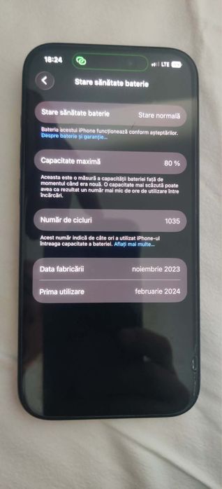 Iphone 15 Pro,2 ani vechime
