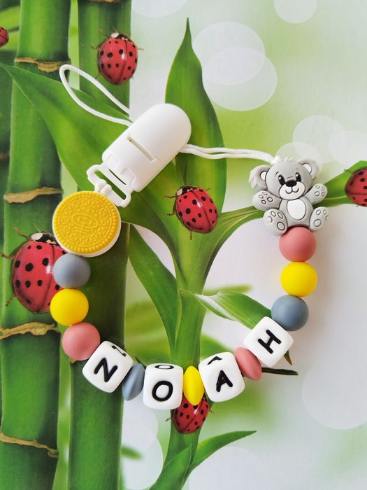 Lănțișoare din silicon personalizate pentru suzeta