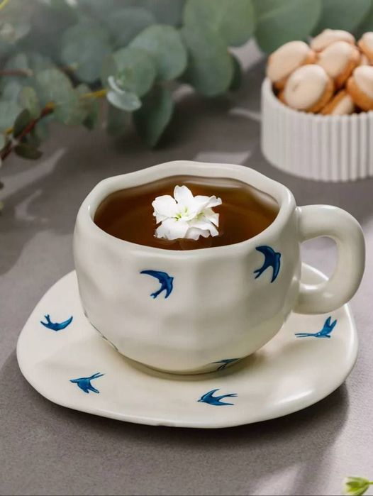 чашка + тарелка chashka tarelka